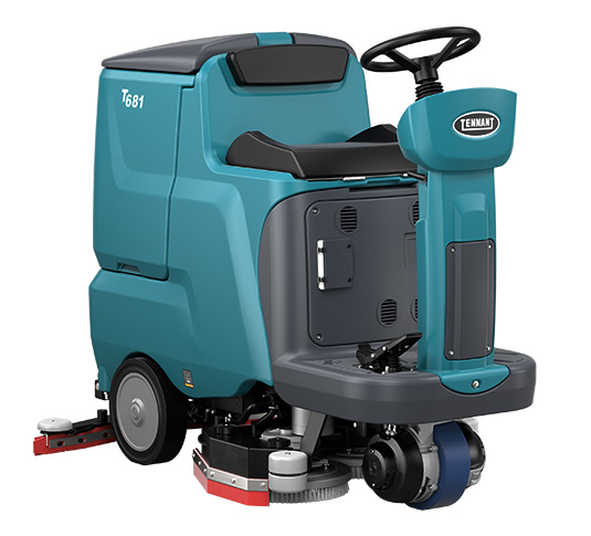 T681 Small Ride-On Scrubber alt 1
