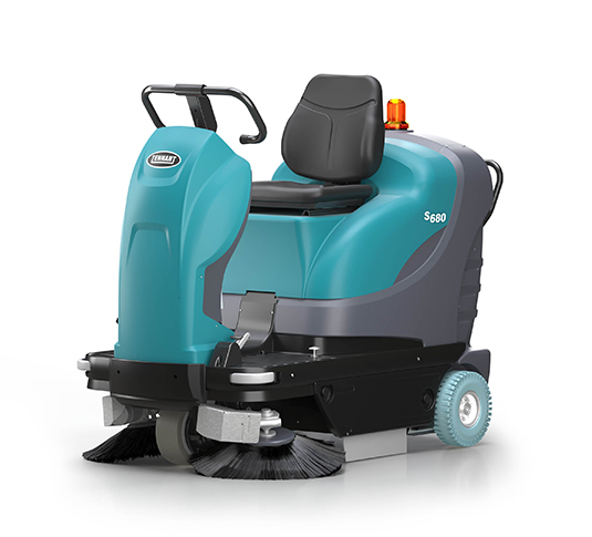 S680 Compact Battery Ride-On Sweeper alt 7