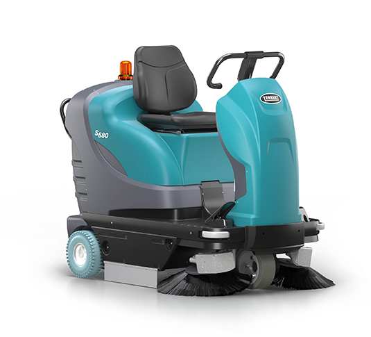 S680 Compact Battery Ride-On Sweeper alt 1