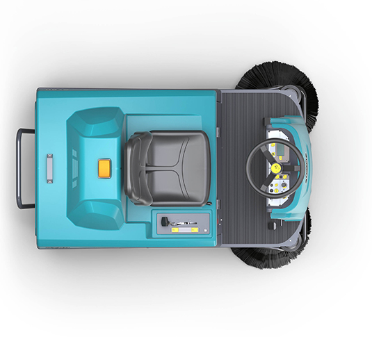 S780 Compact Battery Ride-On Sweeper alt 7
