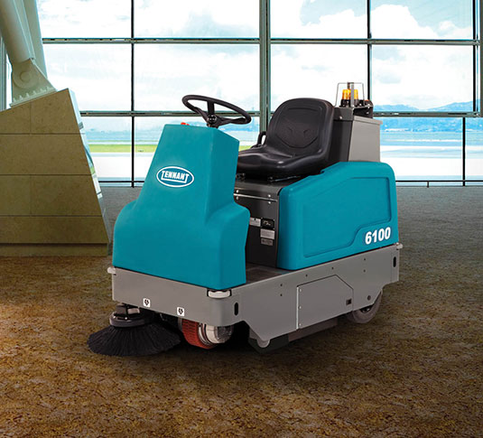 6100 Sub-Compact Battery Ride-On Floor Sweeper alt 1
