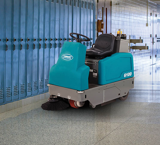 6100 Sub-Compact Battery Ride-On Floor Sweeper alt 6