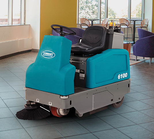 6100 Sub-Compact Battery Ride-On Floor Sweeper alt 8