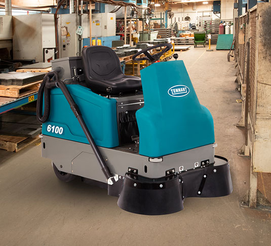 6100 Sub-Compact Battery Ride-On Floor Sweeper alt 3