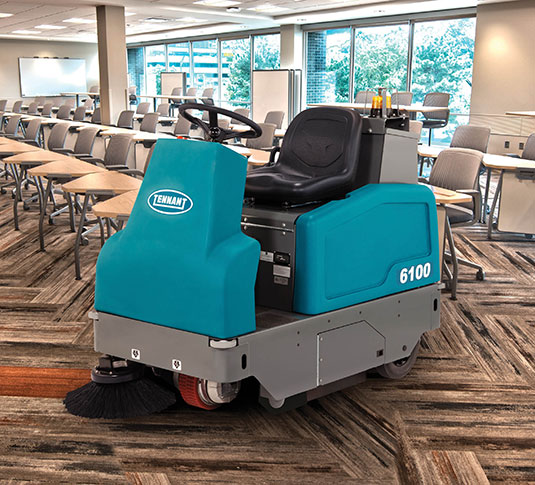 6100 Sub-Compact Battery Ride-On Floor Sweeper alt 4